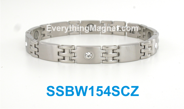 Magnetic Stainless Steel Bracelet - SSBW154SCZ