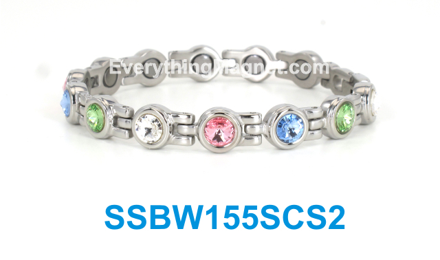 Magnetic Stainless Steel Bracelet - SSBW155SCS2