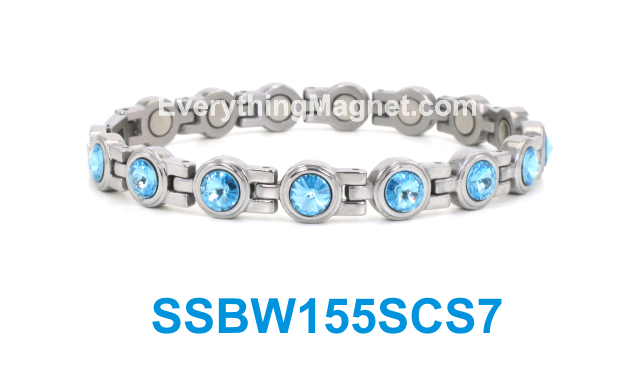 Magnetic Stainless Steel Bracelet - SSBW155SCS7