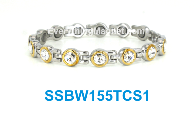 Magnetic Stainless Steel Bracelet - SSBW155TCS1