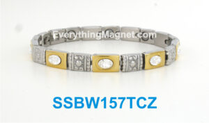 Magnetic Stainless Steel Bracelet – SSBW157TCZ