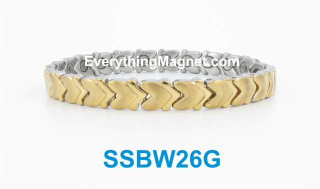 Magnetic Stainless Steel Bracelet - SSBW26G