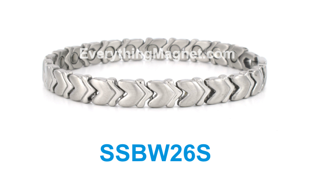 Magnetic Stainless Steel Bracelet - SSBW26S