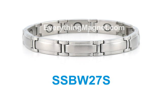 Magnetic Stainless Steel Bracelet - SSBW27S