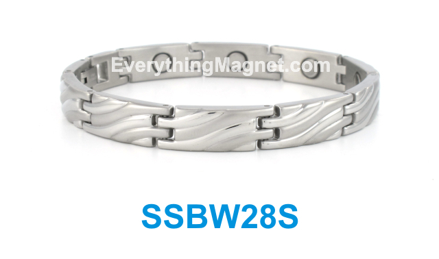 Magnetic Stainless Steel Bracelet - SSBW28S