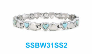 Magnetic Stainless Steel Bracelet – SSBW31SS2