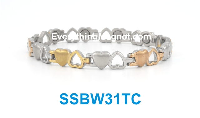 Magnetic Stainless Steel Bracelet - SSBW31TC
