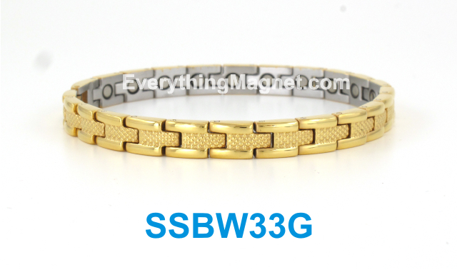 Magnetic Stainless Steel Bracelet - SSBW33G