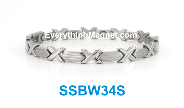 Magnetic Stainless Steel Bracelet - SSBW34S