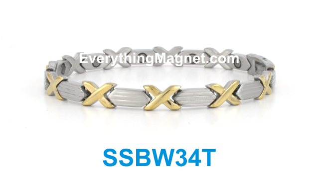 Magnetic Stainless Steel Bracelet - SSBW34T