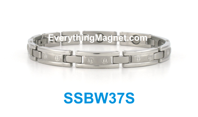Magnetic Stainless Steel Bracelet - SSBW37S