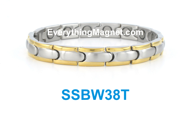 Magnetic Stainless Steel Bracelet - SSBW38T