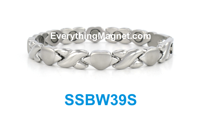 Magnetic Stainless Steel Bracelet - SSBW39S