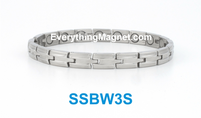Magnetic Stainless Steel Bracelet - SSBW3S