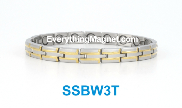 Magnetic Stainless Steel Bracelet - SSBW3T