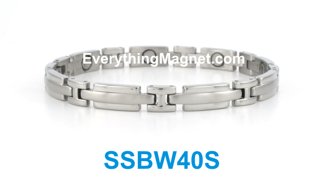 Magnetic Stainless Steel Bracelet - SSBW40S