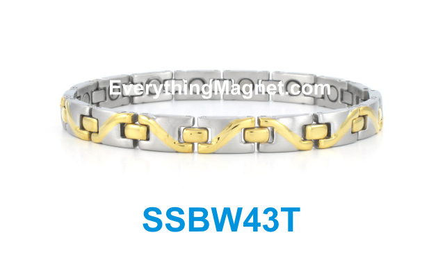 Magnetic Stainless Steel Bracelet - SSBW43T