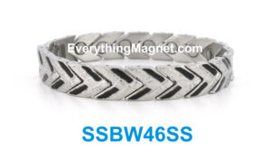 Magnetic Stainless Steel Bracelet – SSBW46SS