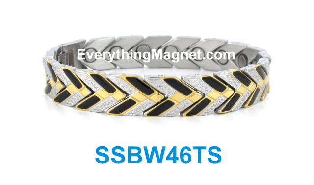 Magnetic Stainless Steel Bracelet - SSBW46TS