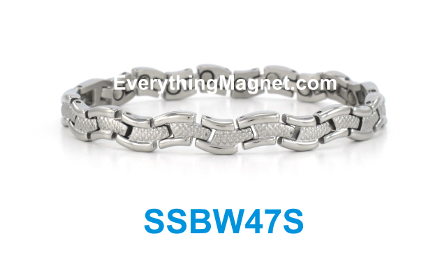 Magnetic Stainless Steel Bracelet - SSBW47S
