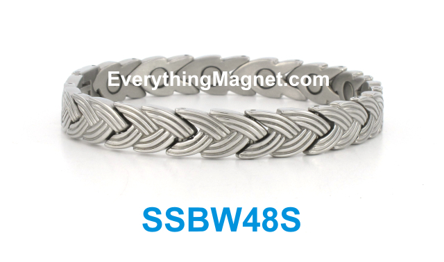Magnetic Stainless Steel Bracelet - SSBW48S