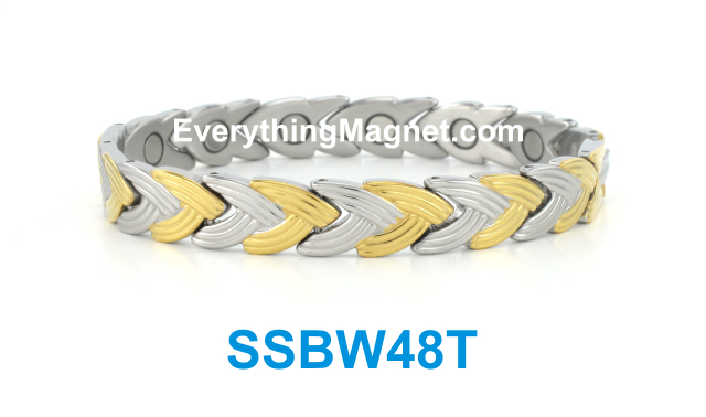 Magnetic Stainless Steel Bracelet - SSBW48T