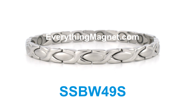 Magnetic Stainless Steel Bracelet - SSBW49S