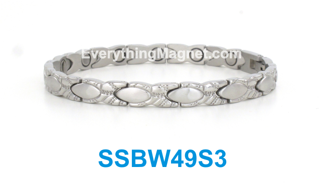 Magnetic Stainless Steel Bracelet - SSBW49S3