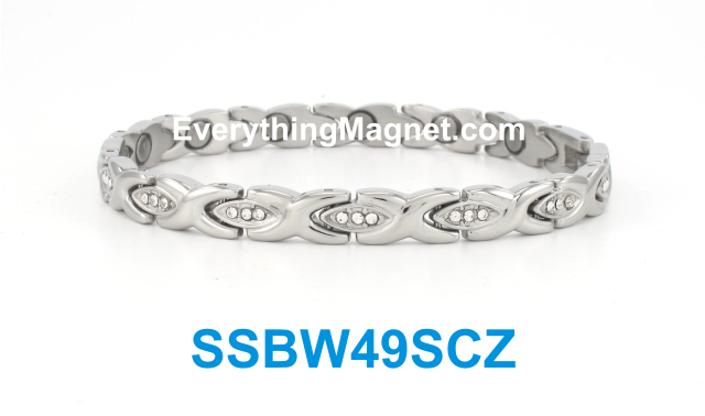 Magnetic Stainless Steel Bracelet - SSBW49SCZ
