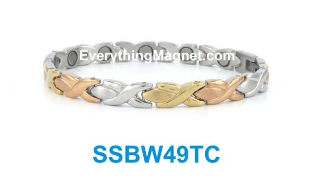 Magnetic Stainless Steel Bracelet - SSBW49TC