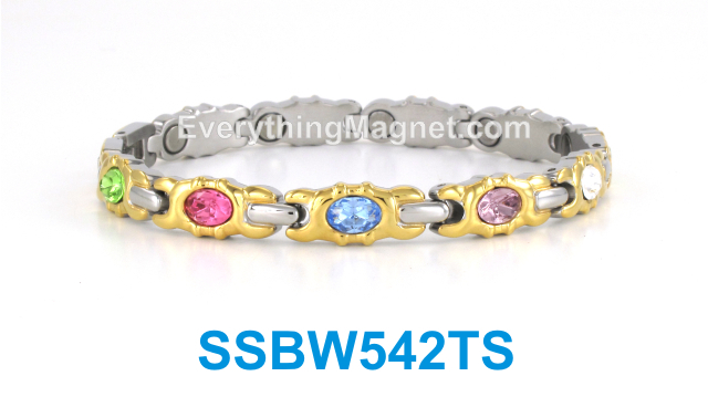 Magnetic Stainless Steel Bracelet - SSBW542TS