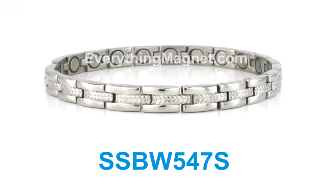 Magnetic Stainless Steel Bracelet - SSBW547S