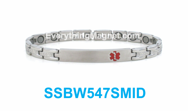 Magnetic Stainless Steel Bracelet - SSBW547SMID