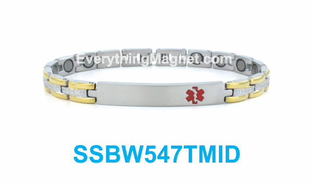 Magnetic Stainless Steel Bracelet - SSBW547TMID