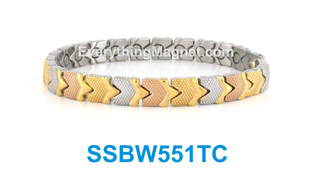 Magnetic Stainless Steel Bracelet - SSBW551TC
