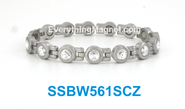 Magnetic Stainless Steel Bracelet - SSBW561SCZ
