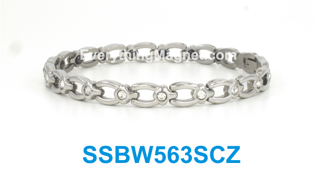 Magnetic Stainless Steel Bracelet - SSBW563SCZ