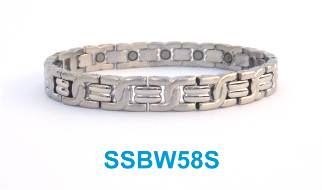 Magnetic Stainless Steel Bracelet - SSBW58S
