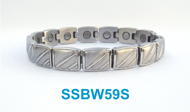 Magnetic Stainless Steel Bracelet - SSBW59S