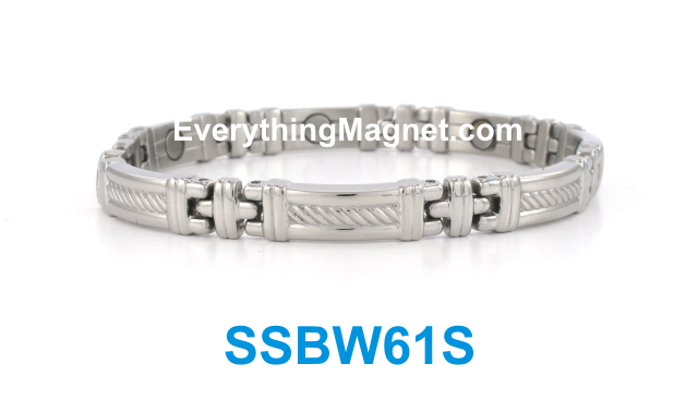 Magnetic Stainless Steel Bracelet - SSBW61S