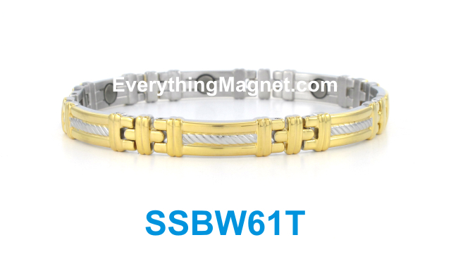 Magnetic Stainless Steel Bracelet - SSBW61T