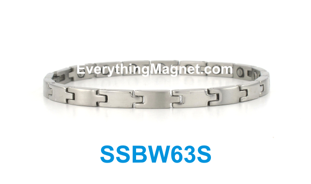 Magnetic Stainless Steel Bracelet - SSBW63S