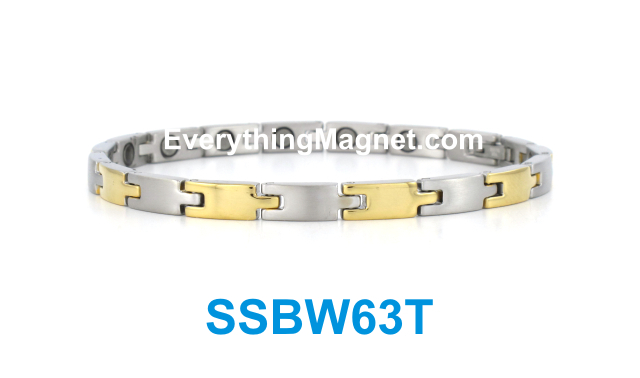 Magnetic Stainless Steel Bracelet - SSBW63T