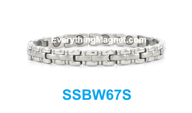 Magnetic Stainless Steel Bracelet - SSBW67S