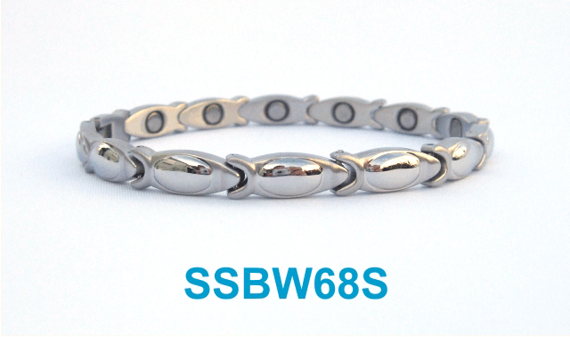 Magnetic Stainless Steel Bracelet - SSBW68S