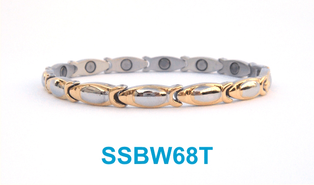 Magnetic Stainless Steel Bracelet - SSBW68T