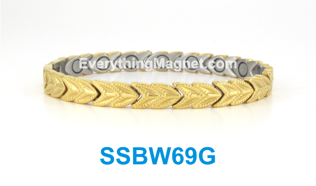 Magnetic Stainless Steel Bracelet - SSBW69G