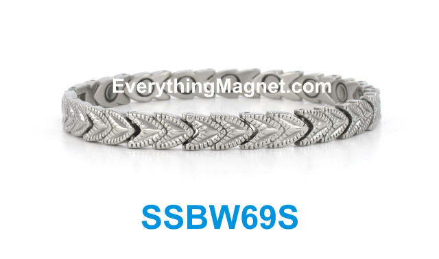 Magnetic Stainless Steel Bracelet - SSBW69S