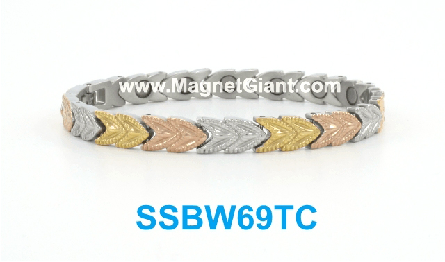 Magnetic Stainless Steel Bracelet - SSBW69TC