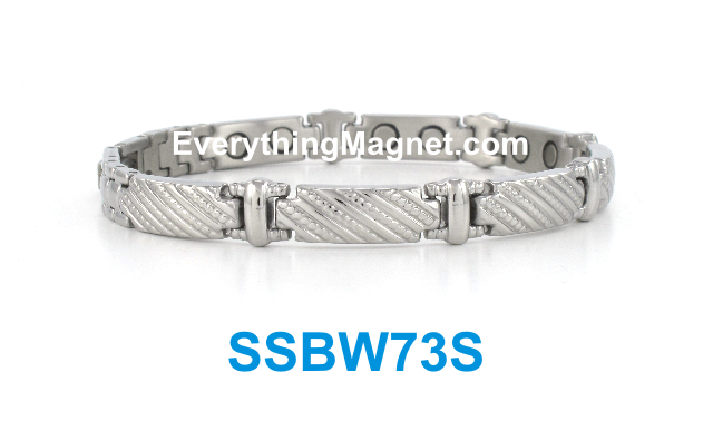 Magnetic Stainless Steel Bracelet - SSBW73S